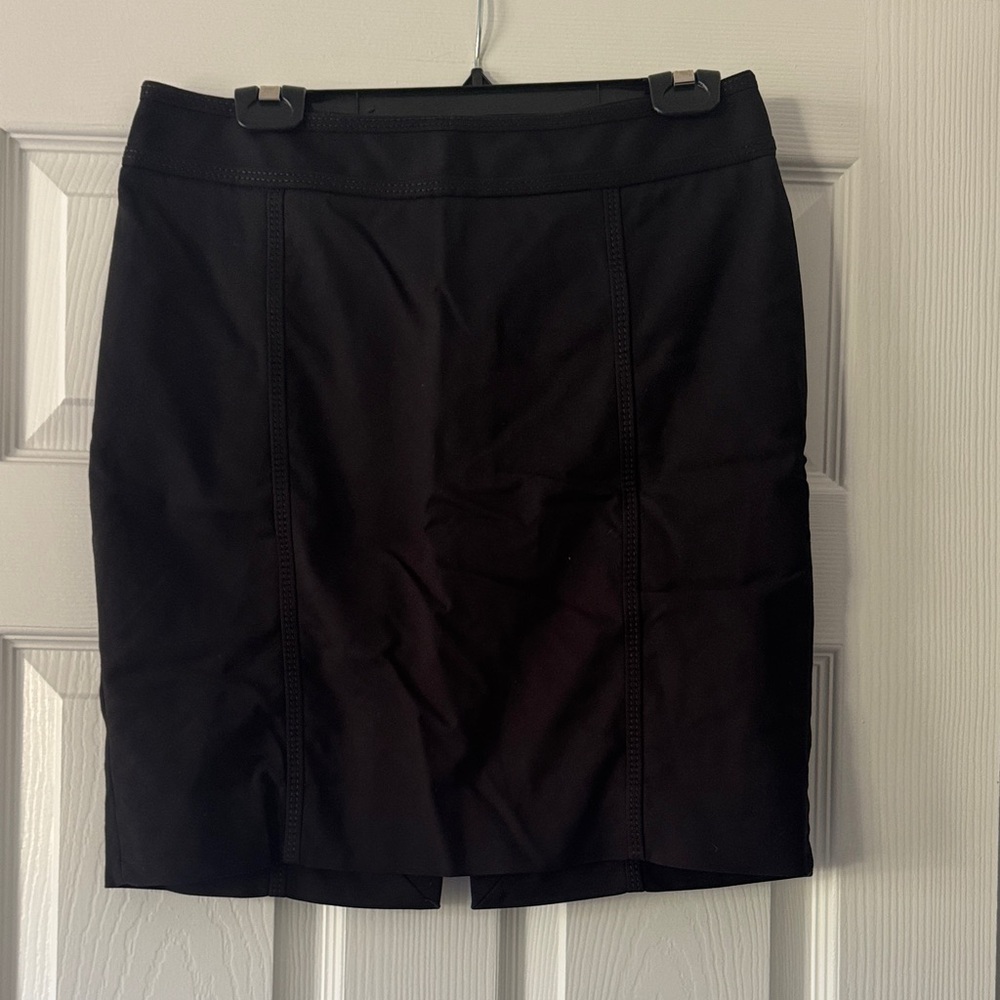 White House Black Market Classic Black Mini Skirt